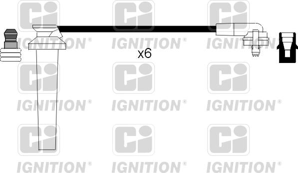 Quinton Hazell XC668 - Комплект проводів запалювання autozip.com.ua