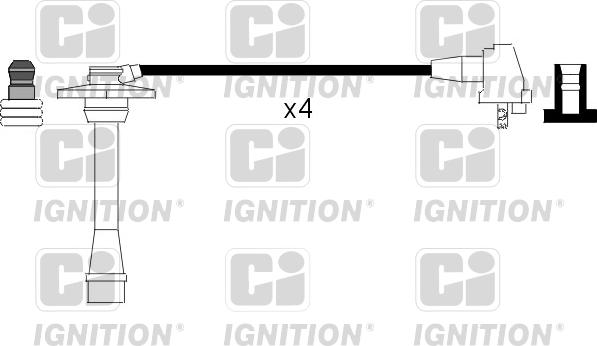 Quinton Hazell XC633 - Комплект проводів запалювання autozip.com.ua