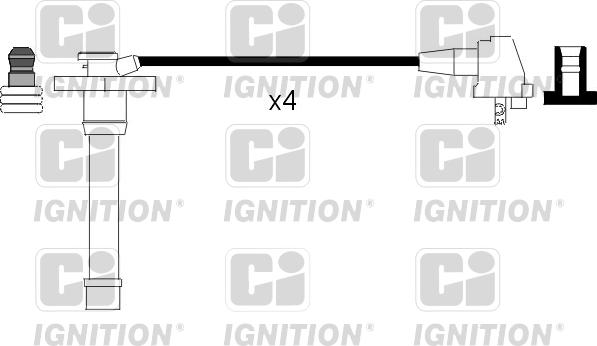 Quinton Hazell XC627 - Комплект проводів запалювання autozip.com.ua