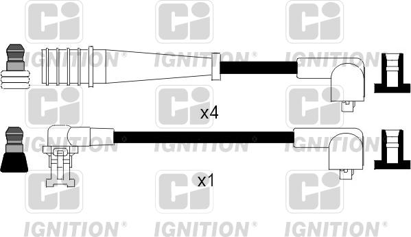 Quinton Hazell XC145 - Комплект проводів запалювання autozip.com.ua