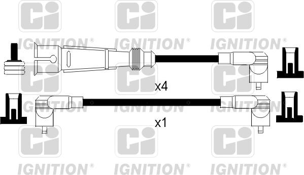 Quinton Hazell XC1095 - Комплект проводів запалювання autozip.com.ua