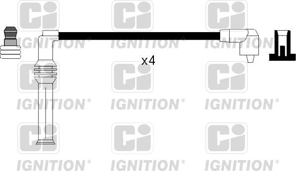 Quinton Hazell XC1045 - Комплект проводів запалювання autozip.com.ua