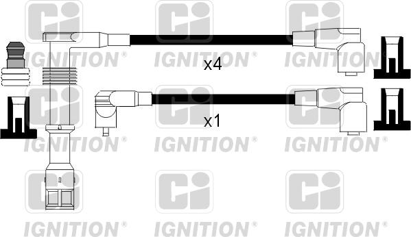 Quinton Hazell XC1046 - Комплект проводів запалювання autozip.com.ua