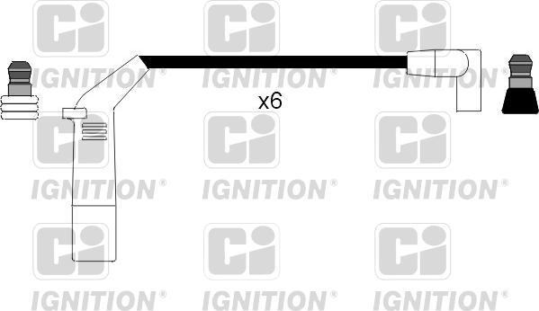 Quinton Hazell XC1048 - Комплект проводів запалювання autozip.com.ua