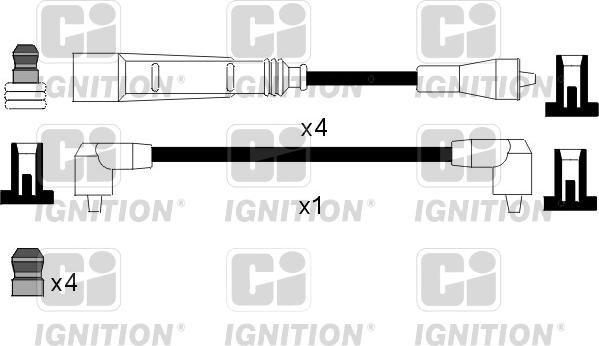 Quinton Hazell XC1063 - Комплект проводів запалювання autozip.com.ua