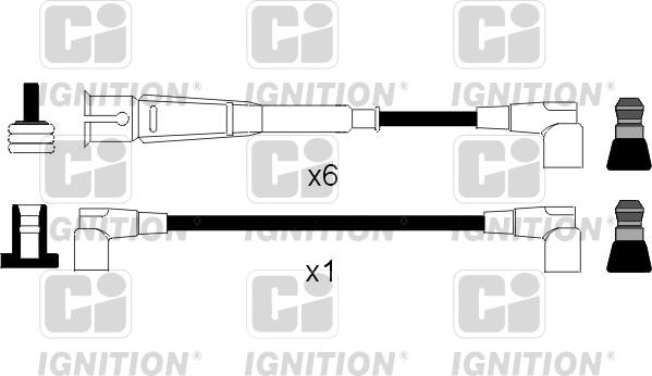 Quinton Hazell XC1019 - Комплект проводів запалювання autozip.com.ua
