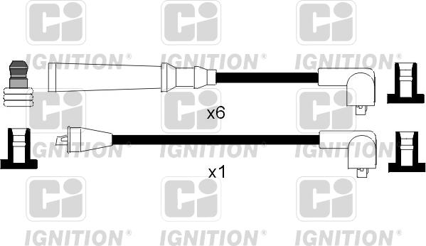 Quinton Hazell XC1014 - Комплект проводів запалювання autozip.com.ua