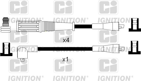 Quinton Hazell XC1086 - Комплект проводів запалювання autozip.com.ua