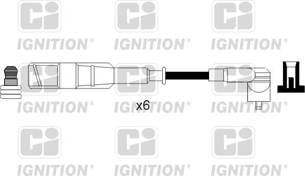 Quinton Hazell XC1088 - Комплект проводів запалювання autozip.com.ua