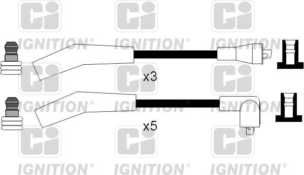 Quinton Hazell XC1031 - Комплект проводів запалювання autozip.com.ua