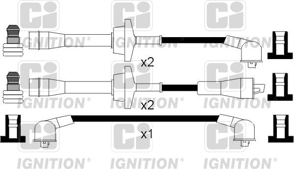 Quinton Hazell XC1029 - Комплект проводів запалювання autozip.com.ua