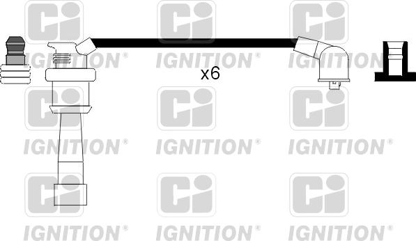 Quinton Hazell XC1076 - Комплект проводів запалювання autozip.com.ua