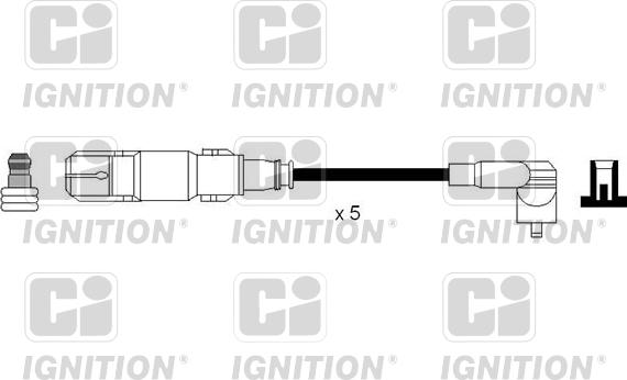 Quinton Hazell XC1195 - Комплект проводів запалювання autozip.com.ua