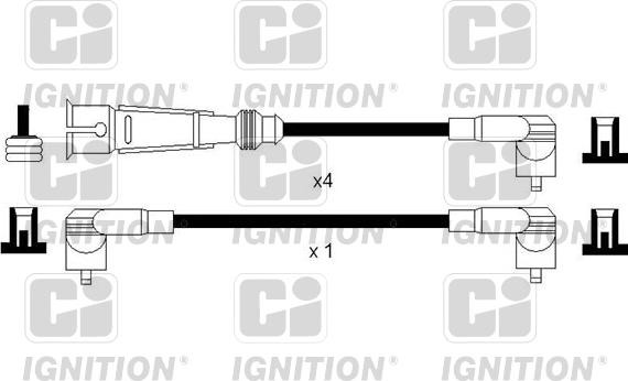 Quinton Hazell XC1145 - Комплект проводів запалювання autozip.com.ua