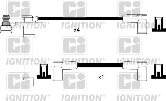 Quinton Hazell XC1146 - Комплект проводів запалювання autozip.com.ua