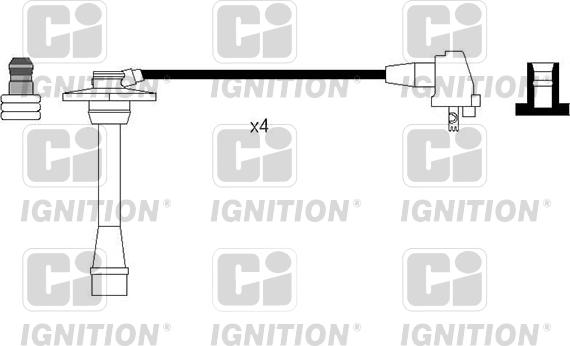 Quinton Hazell XC1148 - Комплект проводів запалювання autozip.com.ua