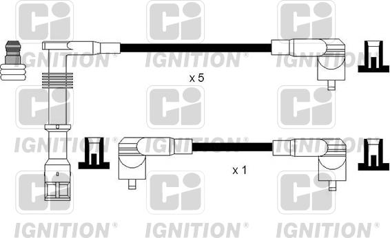 Quinton Hazell XC1156 - Комплект проводів запалювання autozip.com.ua