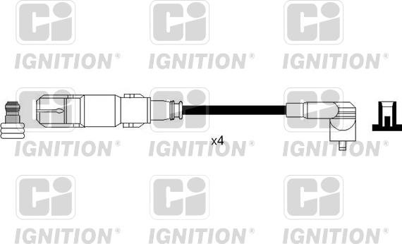 Quinton Hazell XC1118 - Комплект проводів запалювання autozip.com.ua