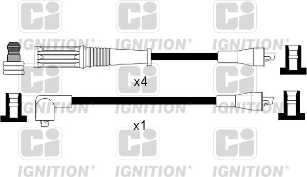 Quinton Hazell XC1112 - Комплект проводів запалювання autozip.com.ua