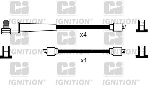 Quinton Hazell XC1117 - Комплект проводів запалювання autozip.com.ua