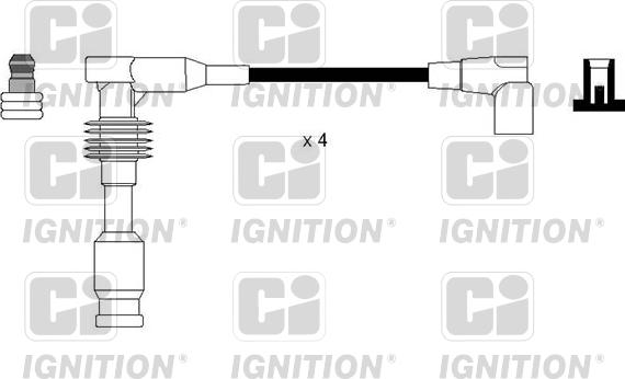 Quinton Hazell XC1185 - Комплект проводів запалювання autozip.com.ua