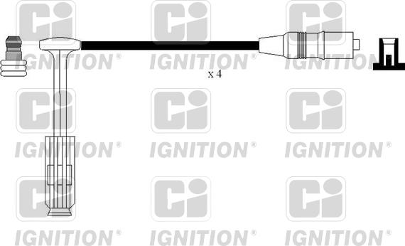 Quinton Hazell XC1136 - Комплект проводів запалювання autozip.com.ua