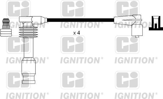 Quinton Hazell XC1138 - Комплект проводів запалювання autozip.com.ua