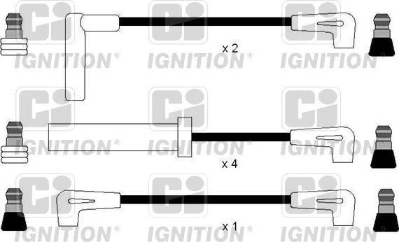 Quinton Hazell XC1133 - Комплект проводів запалювання autozip.com.ua