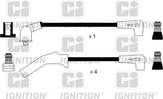 Quinton Hazell XC1132 - Комплект проводів запалювання autozip.com.ua