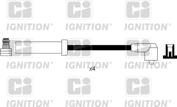 Quinton Hazell XC1126 - Комплект проводів запалювання autozip.com.ua