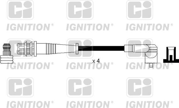 Quinton Hazell XC1128 - Комплект проводів запалювання autozip.com.ua