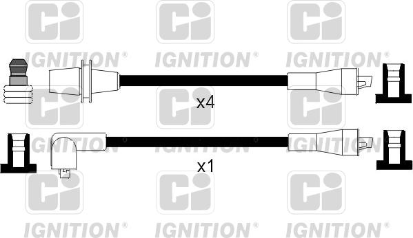 Quinton Hazell XC117 - Комплект проводів запалювання autozip.com.ua