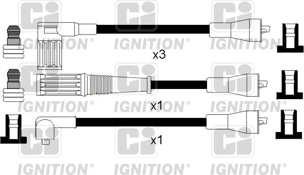 Quinton Hazell XC181 - Комплект проводів запалювання autozip.com.ua