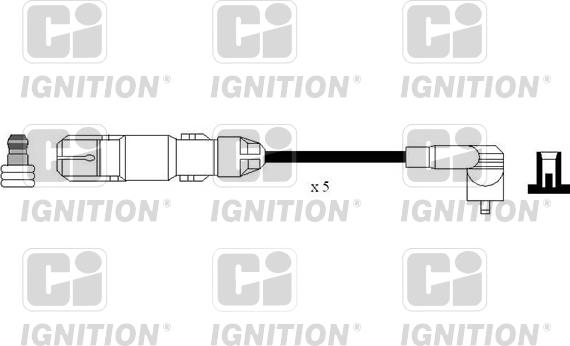 Quinton Hazell XC1201 - Комплект проводів запалювання autozip.com.ua
