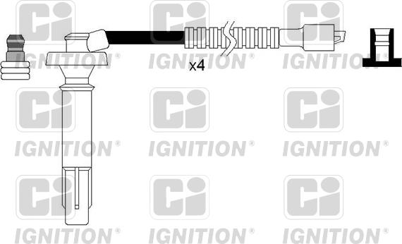 Quinton Hazell XC1218 - Комплект проводів запалювання autozip.com.ua