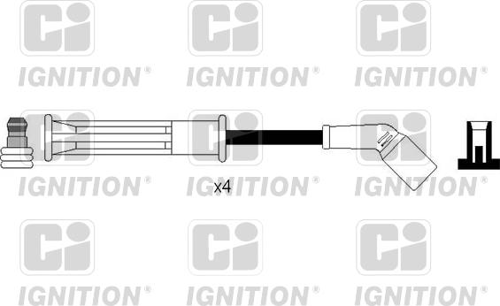 Quinton Hazell XC1234 - Комплект проводів запалювання autozip.com.ua