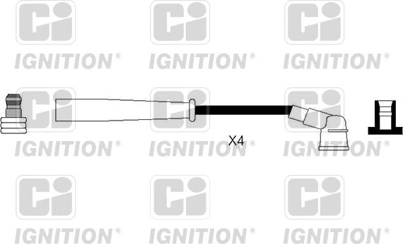 Quinton Hazell XC1232 - Комплект проводів запалювання autozip.com.ua