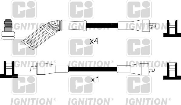 Quinton Hazell XC844 - Комплект проводів запалювання autozip.com.ua