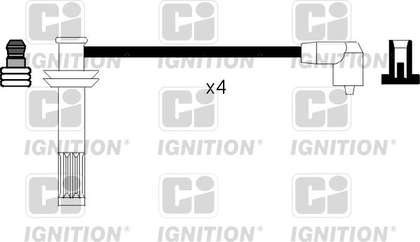 Quinton Hazell XC845 - Комплект проводів запалювання autozip.com.ua