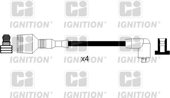 Quinton Hazell XC847 - Комплект проводів запалювання autozip.com.ua