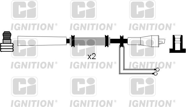 Quinton Hazell XC854 - Комплект проводів запалювання autozip.com.ua
