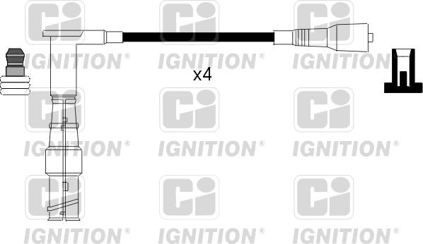 Quinton Hazell XC858 - Комплект проводів запалювання autozip.com.ua