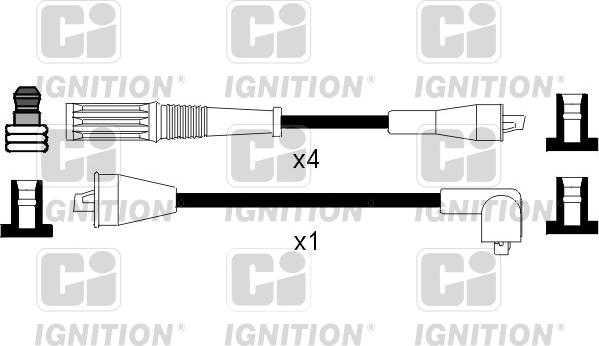 Quinton Hazell XC852 - Комплект проводів запалювання autozip.com.ua