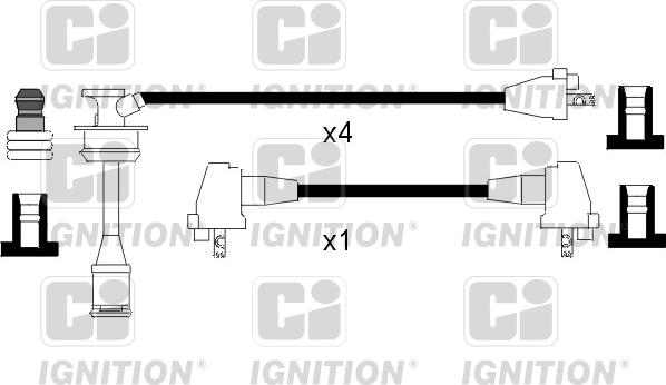 Quinton Hazell XC864 - Комплект проводів запалювання autozip.com.ua