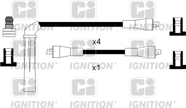 Quinton Hazell XC818 - Комплект проводів запалювання autozip.com.ua