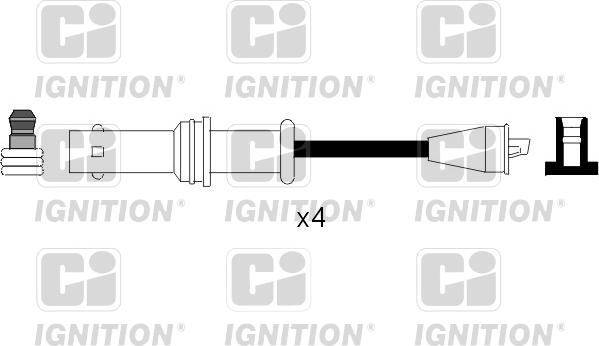 Quinton Hazell XC812 - Комплект проводів запалювання autozip.com.ua