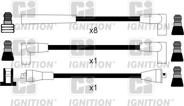 Quinton Hazell XC887 - Комплект проводів запалювання autozip.com.ua