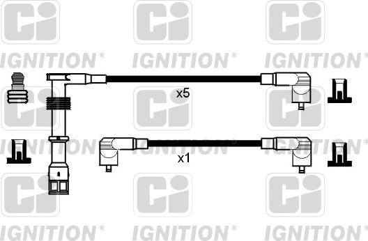 Quinton Hazell XC825 - Комплект проводів запалювання autozip.com.ua