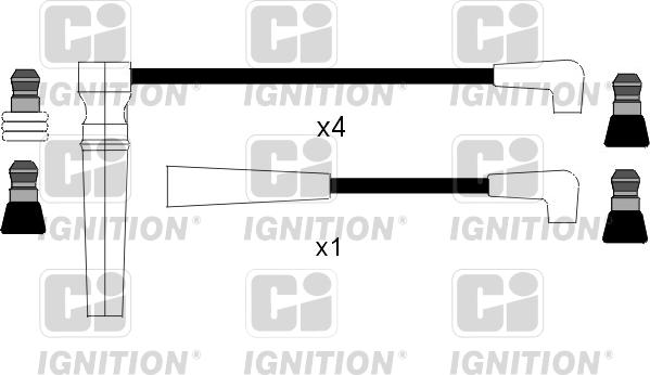 Quinton Hazell XC820 - Комплект проводів запалювання autozip.com.ua