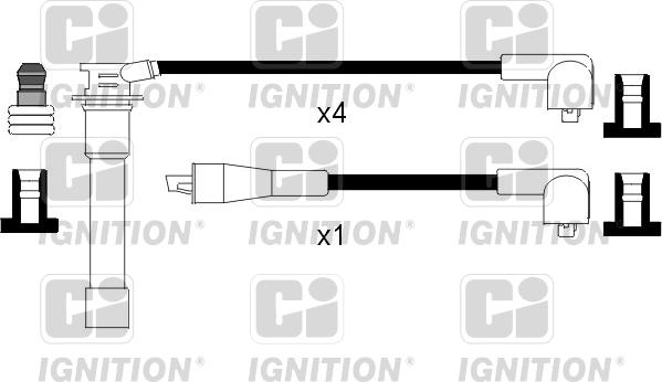 Quinton Hazell XC821 - Комплект проводів запалювання autozip.com.ua